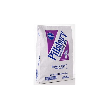 Pillsbury Bakers Plus White Cake Mix 50lbs 18000-39282